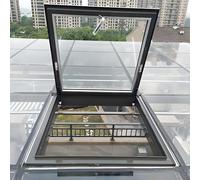 Lucernario/Finestra per Tetto: Un pozzo di Luce Inclinato e Piano, Ideale per mansarde e verande, con Uscita di Ventilazione Manuale. può Essere installato Anche su terrazze, Grazie al Vetro