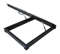 Lucernario in alluminio ad alta efficienza energetica per soffitte e tetti, 95 x 85 cm, massimizza la luce naturale e la ventilazione nella tua casa