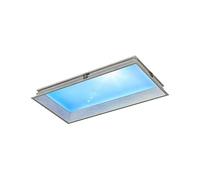 Lucernario, Lampada da soffitto a Filo, Luce Trasparente del Cielo, App simulare i ritmi diurni, Temperatura di Colore Regolabile, per Camera, Bagno, Ufficio
