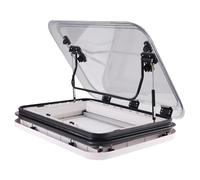 Lucernario per lucernario per camper con luce LED, design in acrilico cavo a doppio strato per una migliore ventilazione e illuminazione in camper, rimorchi e barche