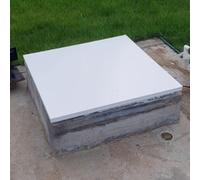 Lucernario per tetto, resistente, 89 x 96,5 cm, con serratura, per ventilazione e edifici commerciali, design impermeabile durevole per una maggiore sicurezza e accesso alla luce