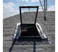 lucernario sul tetto Finestra per lucernario personalizzabile, finestre altamente sigillate per protezione dalla pioggia/dal freddo, con vetro temperato a doppio strato(24x34in(61x86.3cm))