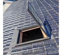 lucernario sul tetto Finestre sul tetto con vetro temperato Grande lucernario del tetto per il tetto inclinato e piatto, Egress Skylight per soffitta/seminterrato(65x80cm/25.6x31.5inch)