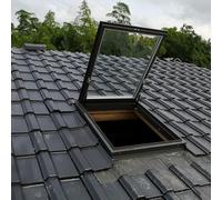 Lucernario trasparente con ventilazione impermeabile per sottotetto, cantina, garage, design altamente sigillato, ideale per solarium e tetto inclinato