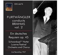 Lucerne Festival Orc - Wilhelm Furtwangler Conducts Brahms Vol. 2