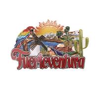 Lucertola 3D Fuerteventura Spagna Magnete del Frigorifero Souvenir turistici Resina Fatta a Mano Magneti Artigianali Cucina Cucina Decorazione Collezione Regalo
