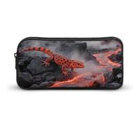 Lucertole nel vulcano Astuccio per matite leggero e spazioso Astuccio per p