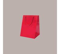 Lucgel Bag Porta Panettone Rossa Opaca, 24,5x24,5x33,5 cm, 10 pezzi