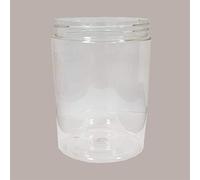 Lucgel Barattolo Vaso Plastica Pet Neutro Trasparente 100 ml - 20 pezzi -