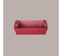 Lucgel Cesto Vassoio Rettangolare in Carta Onda Bordeaux Formato Piccolo 320x220H85mm - 10 pezzi -