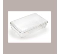 Lucgel Contenitore in Plastica Porta Tiramisù Cristallo Trasparente da 12 Porzioni Misura 3-10 pezzi -