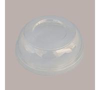 Lucgel Coperchio a Cupola in Plastica per Coppetta in Carta per Gelato da 350cc - 100 pezzi -