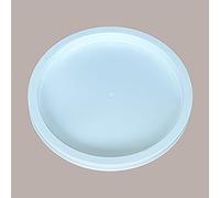 Lucgel Coperchio Bianco per Carapina Gelato Sorbettiera Pozzetto per Gelato Dm 203 mm - 22 pezzi -