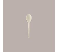 Lucgel Cucchiaino Bianco in Mais 10,2 cm ideale per Gelato Yogurt Dolci Dessert - 100 pezzi -