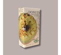 Lucgel Donuts Ciambelline Senza Glutine con Glassa e Granella al Pistacchio Artigianali - 4 pezzi -