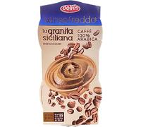 Lucgel Granita Siciliana Gusto Caffè Senso Freddo Pronta da Gelare Dolfin - 12 Pz da 100 ml -