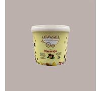 Lucgel Pasta concentrata Gusto di Maracuja Ideale per Gelato alla Frutta Leagel - 3,5 Kg -