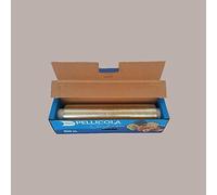 Lucgel Pellicola Alimenti Trasparente, 300 Metri x 30 cm, Super Aderente ed Estensibile, con Box Dispenser