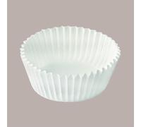 Lucgel Pirottini in Carta Bianca Rotondo Nr. 10 (80x120mm) per Pasticceria Fredda - 2000 pezzi -