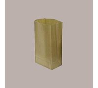 Lucgel Sacco Carta Immondizia Avana Medio Piccolo Biodegradabile 30+8+8×60cm - 30 pezzi -