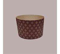 Lucgel Stampo Forma Cottura Carta Forno Onda Rigida Usa e Getta per Panettone 1 Kg Dm170H110mm - 5 pezzi -