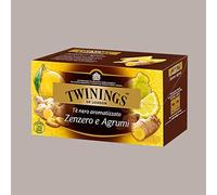 Lucgel Tè Nero Aromatizzato allo Zenzero e Agrumi Twinings, 25 Filtri