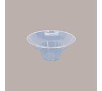 Lucgel Yogosoft Coppette in Plastica Trasparente per Gelato Frozen Yogurt, 100cc, Set da 100 Pezzi