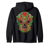 Lucha Libre Aztec Mask Mexican Pride Wrestling Luchador Felpa con Cappuccio