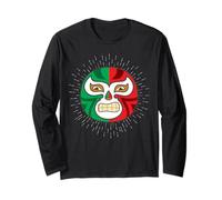 Lucha Libre Intricate Luchandor Mexican Wrestling Mask Maglia a Manica