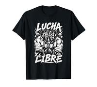 Lucha Libre, Lottatori, Wrestling, Maschere Messicane Maglietta con Stampa Grafica Economica
