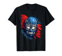 Lucha Libre - Maschera Messicana Luchador con Stelle Maglietta