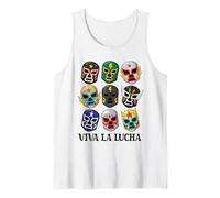 Lucha Libre Messicano Wrestling Luchador Viva La Lucha Canotta
