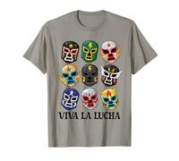 Lucha Libre Messicano Wrestling Luchador Viva La Lucha Maglietta