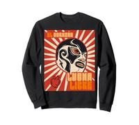 Lucha Libre Messico Wrestling Il Goron Retro Wrestler Felpa