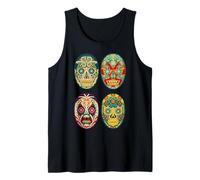 Lucha Libre Wrestling Masks Funny Mexican Wrestler Latinx Canotta