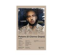 Luchè Luche Art Poster Hip Hop Music Album Potere Il Giorno Dopo Cover Tracklist Fan Regalo Cool Rapper Singer Rap Room Decor Canvas Poster Wall Art Decor Stampa Quadri per Soggiorno Bedroo