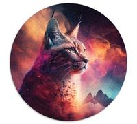 Luchsnebel-Puzzle für Erwachsene, 1000-teiliges Papierpuzzle, perfektes Geschenk für Geburtstage, Weihnachten, Halloween, Erntedankfest, Ostern, 1000 Teile (67,5x67,5cm)