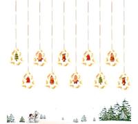Luci a a LED, luci delle finestre di Natale, decorazioni per le vacanze impermeabili, illuminazione estetica dimmerabile per interno, patio, albero, esterno, matrimonio, aula, ambiente festivo p