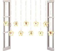 Luci a a LED, luci delle finestre di Natale, decorazioni per le vacanze impermeabili, illuminazione estetica dimmerabile per interno, patio, albero, esterno, matrimonio, aula, ambiente festivo p