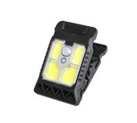 Luci a clip solari ad alta efficienza energetica con rilevamento del movimento e