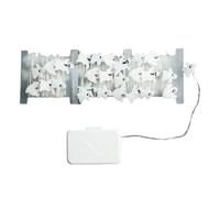 Luci A Corda - 5m 50 Perle Di Lampada Spooky Střing Lighťs, Halloween LED Ghost Liğhts | Decorazione A Batteria Per Uso Interno E Esterno, Cortile Del Portico Per Finestre A Parete Perfetta