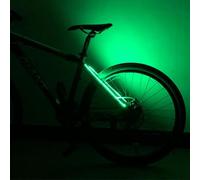 Luci a Corda a LED per Telaio per Bici - Spia di Guida Notturna Impermeabile, a Batteria | Luce del Telaio per Biciclette a Prova di Polvere con per Batteria, Striscia di Avvertimento di sicu