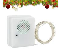 Luci a corda fata - Natalizia Fairy Lights | Luce corde fa maledette a batteria | 10m a corda leggera a LED DECIZIONE NAMBINI | Musica che rileva l'arredamento per la casa per le scale soggiorno mat