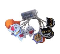 Luci A Festone Halloween Esterno,Ghirlanda Luminosa Fatata Esterno - Decorazione Impermeabile Per Giardino Terrazzo Recinto Interno Prato Ponte