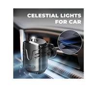 Luci A Forma di Stella per Auto, Proiettore di Stelle con Diffusore di Deodorante per Ambienti, Luce Ambientale da Soffitto con 6 Fragranze,