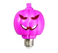 Luci a forma di zucca di Halloween, lampada a proiezione di zucca di Halloween, base a vite E27, decorazioni stagionali per interni ed esterni, bar, tende da campeggio, case infestate, ristoranti