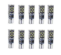 Luci a LED 10x T10 W5W Super Bright LED Auto Lights Lettura Auto DOOM Porta Bulb Bulb Veicolo Cuneo Turno Laterale Interni Parcheggio DRL Lampada Bianco 12V .Per le luci o il freno del segnale di dir