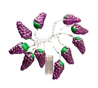 Luci a LED a forma di uva Bella decorazione leggera per il compleanno della