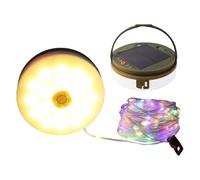 Luci a LED da campeggio, stringhe luminose da campeggio | ghirlande impermeabili | Luci portatili con luminosità regolabile, luci a risparmio energetico per lezioni, escursionismo