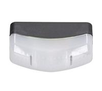 Luci a LED da Esterno Impermeabili, Luce Solare per Scale LED PC Shell Protezione Dalla Pioggia Luci per Recinzione Luci per Recinzione Solari Ad Energia Solare con Angolo di